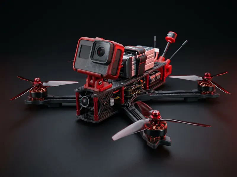 Drone FPV 6" (moyenne portée / cinéma)