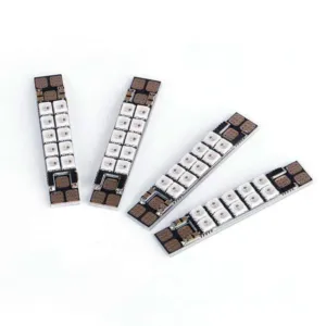 LED RGB iFlight 5 V (4 uds) con placa distribuidora