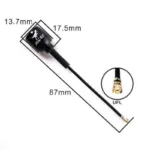 Antena HGLRC Mini Hammer RHCP U.FL/IPEX