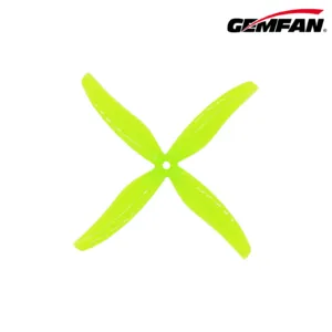 Hélice Gemfan 6038-4 Hurricane amarilla de cuatro palas